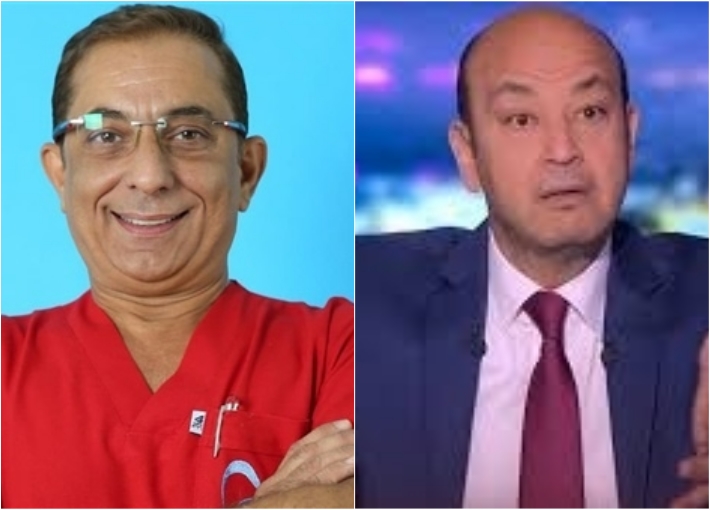 عمرو اديب و محامي الطبيب المتهم بالتحرش