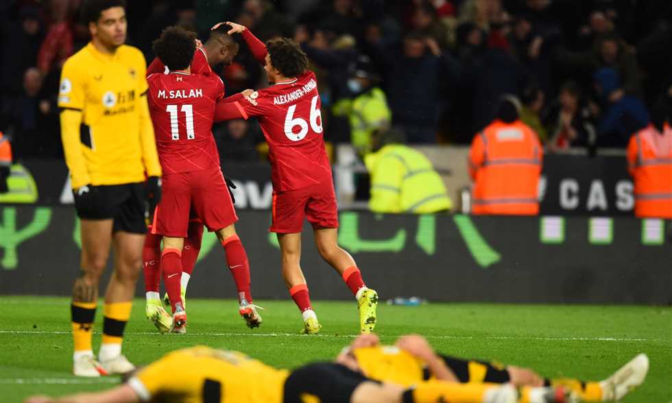 ليفربول ولفرهامبتون الدوري الإنجليزي